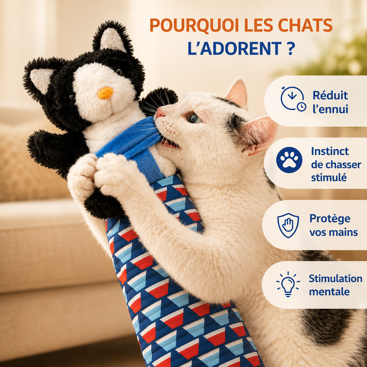 Marionnette de jeu pour chat
